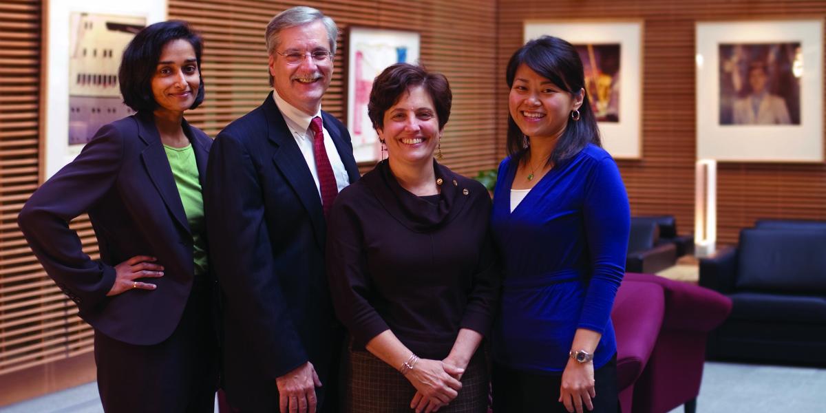 Rulan Parekh, Dean Mike Klag, Lucy Meoni, and Linda Kao