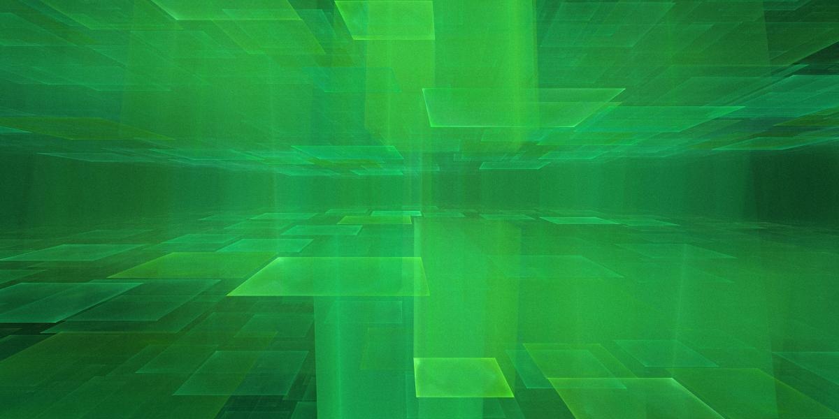 abstract background image in green tiles