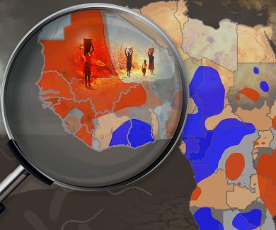 world map showing cholera hotspots