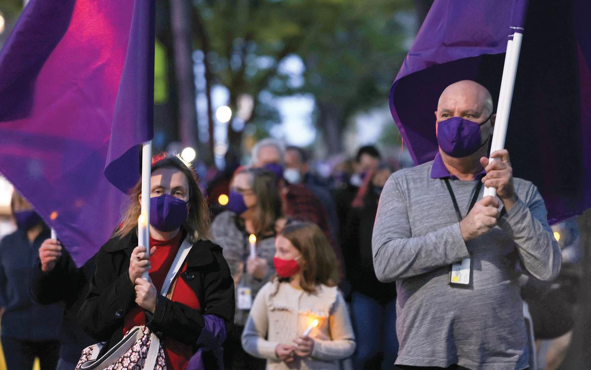 New Yorkers responded October 19 with hope and a prayer vigil.